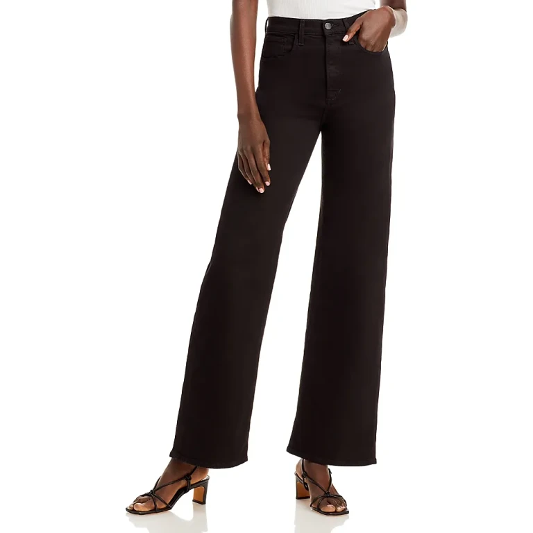 Joe's Jeans The Mia High Rise Wide Leg Jeans in Black