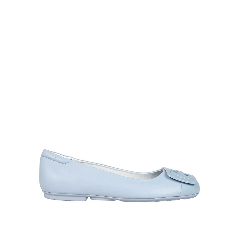 Hogan Ballerine en cuir - Bleu Clair