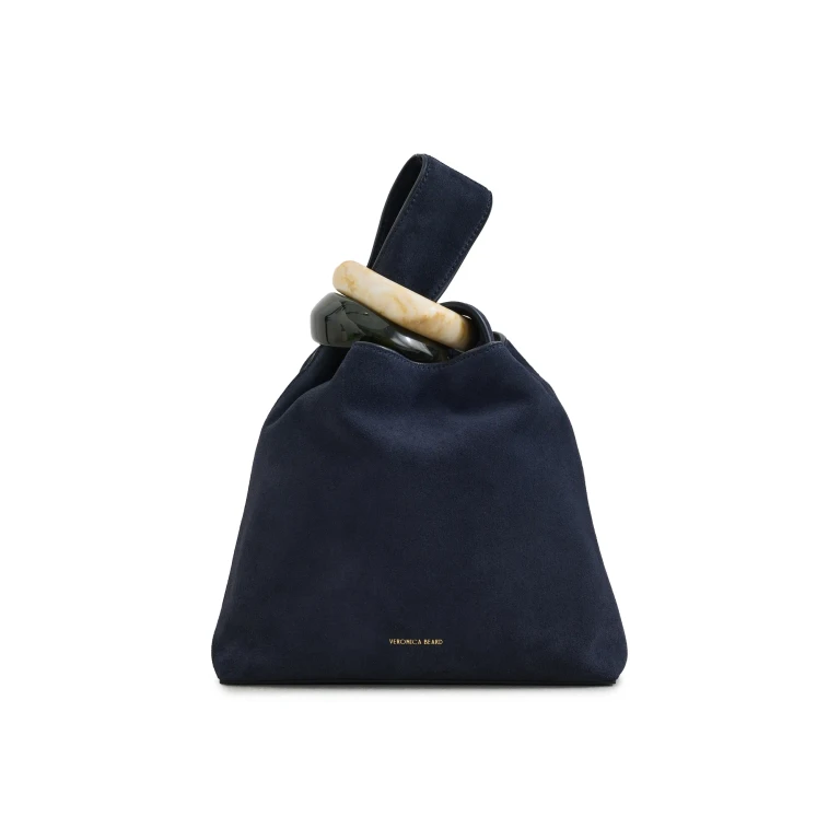 Veronica Beard Suede Veronica Beard Swing Bag Stone Khaki One Size