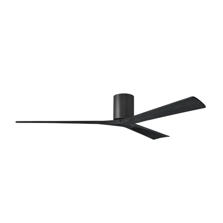 Matte Black 72" Ceiling Fan from the Irene-3H Collection