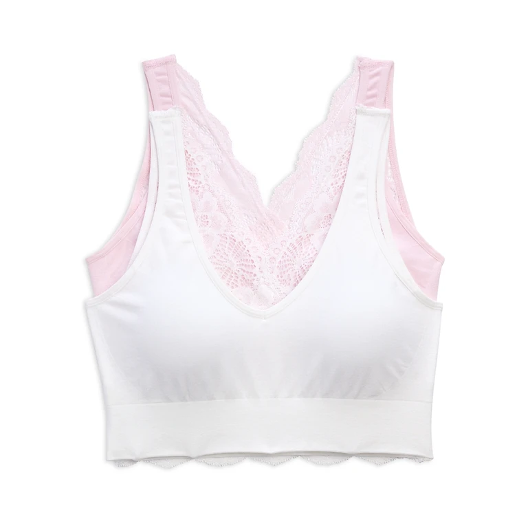 Honeydew Caitlyn Reversible Bralette, Set of 2