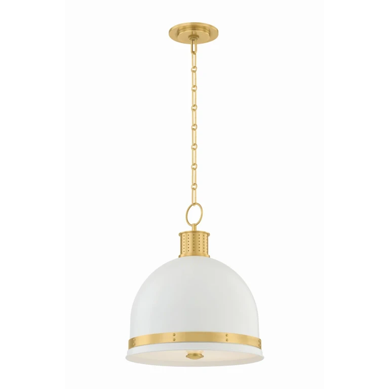 Aged Brass Pendant from the Briscoe Collection