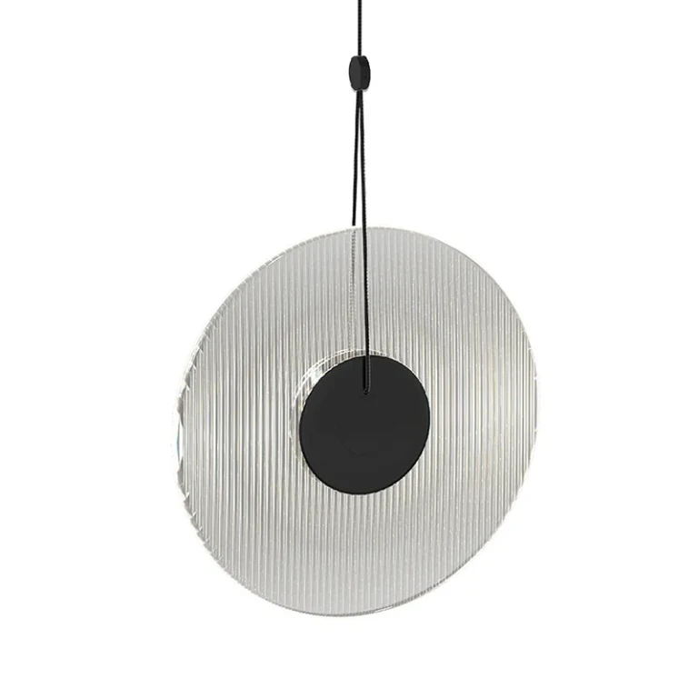 Satin Black LED Pendant from the Meclisse Collection