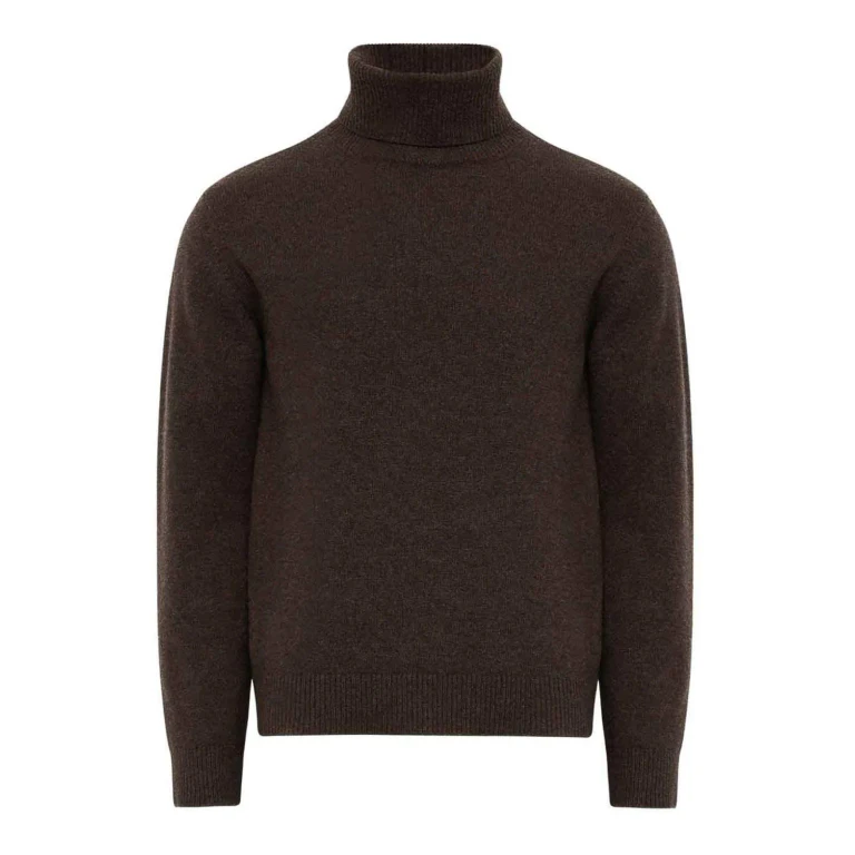 MM6 Maison Margiela Pull Col Roulé - Marron