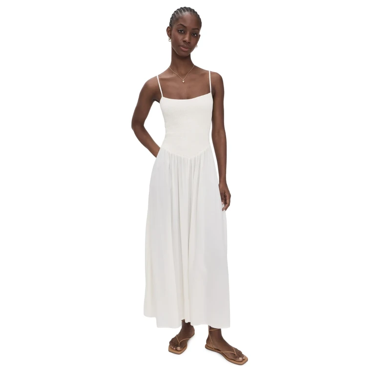 LSPACE Misha Midi Dress Cream L