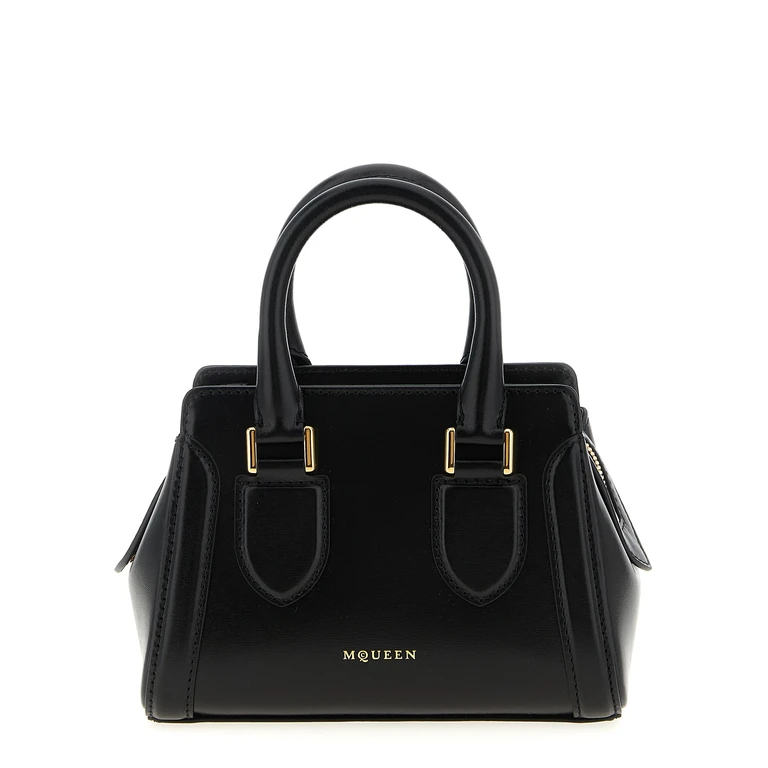 Alexander McQueen Black Calfskin Handbag Bag - Women