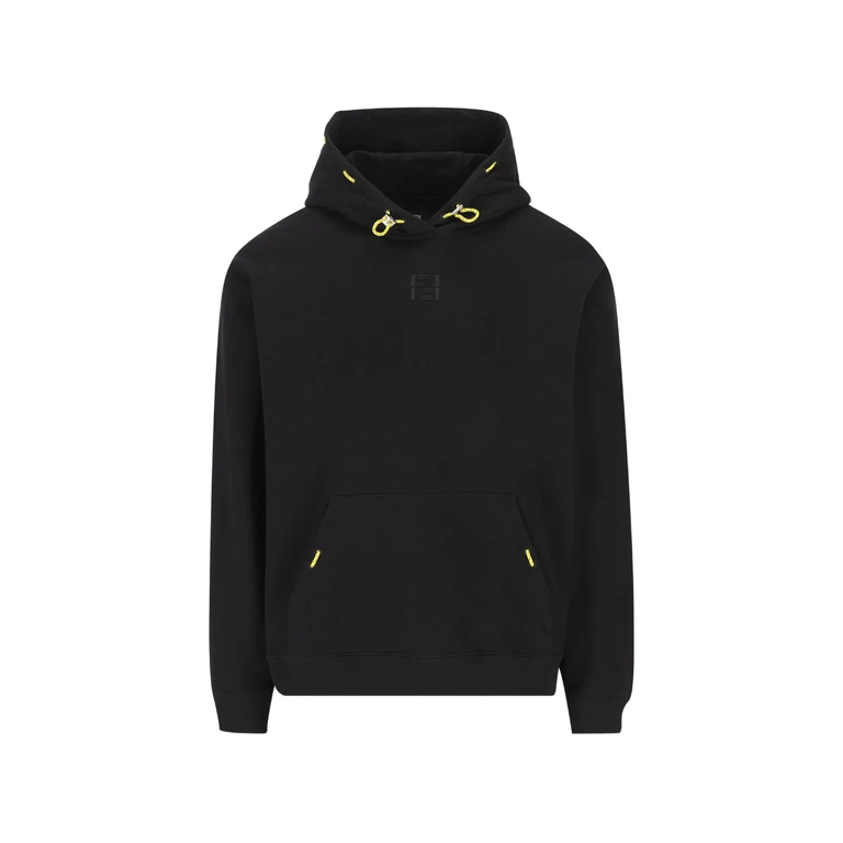 Fendi Sweater J.+ Coulisse Ff Black Maglia - Men