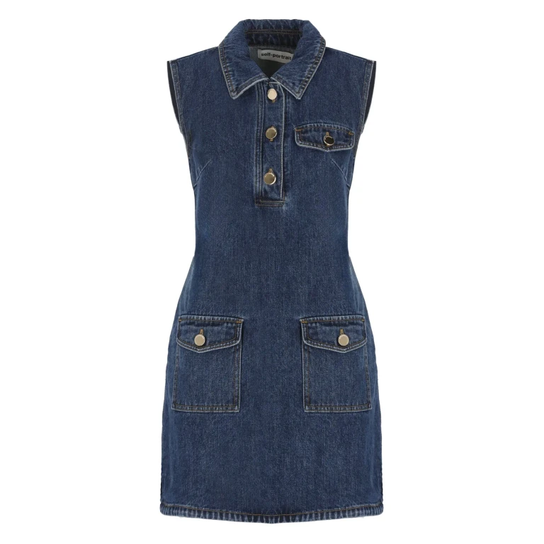 self-portrait Sleeveless Mini Dress