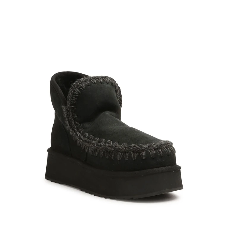 Mou Boots Black Suede - Women