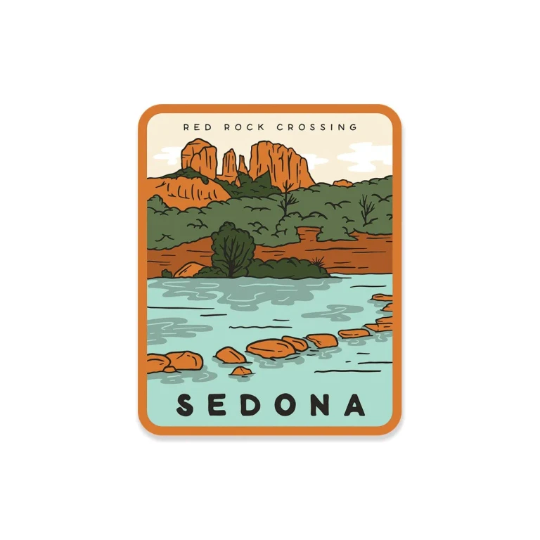 Sedona Red Rock Crossing | Sticker