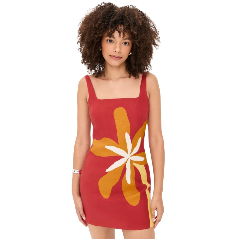 Cala de la Cruz Siela Dress Cattleyacarmin L