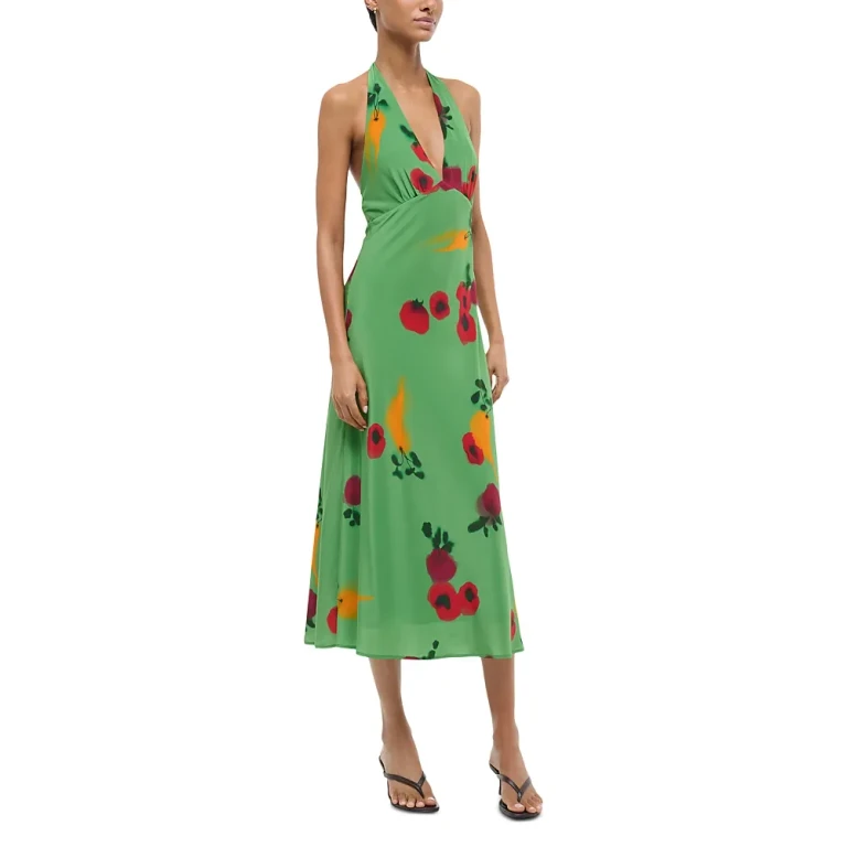 Staud Lucca Silk Dress
