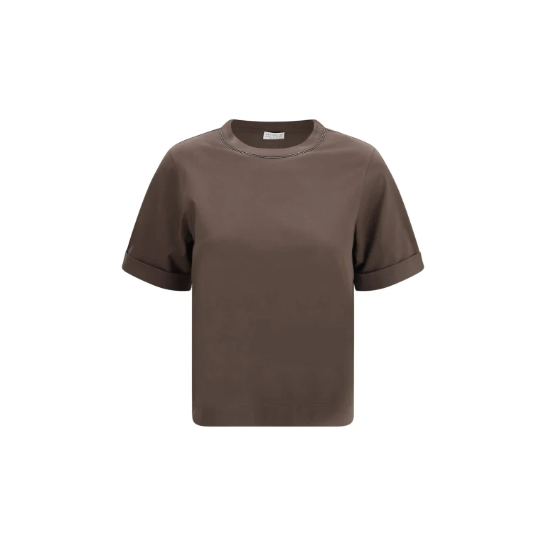 T-Shirt Woman color Brown (M0T81BZ100C8589)