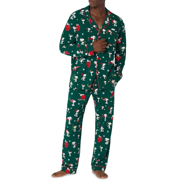 BedHead Pajamas Snoopy Long Sleeve Classic Pajama Set