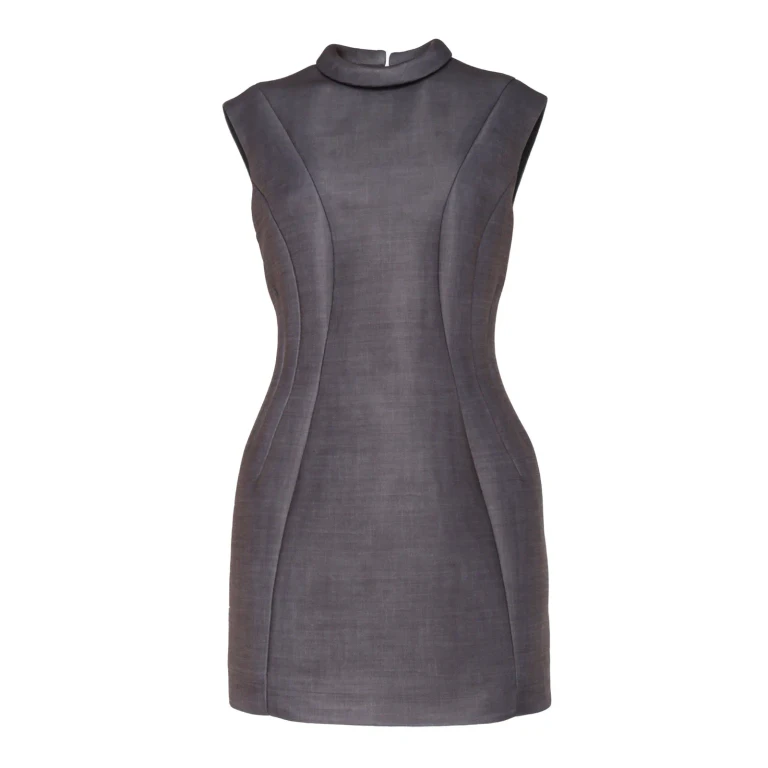 Philosophy di Lorenzo Serafini Gray Mini Dress