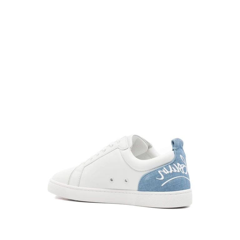 Christian Louboutin Sneakers Bianco Calf Leather - Men
