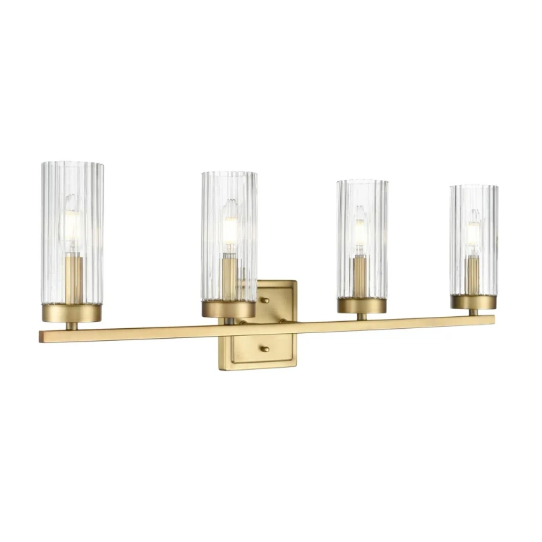 Vintage Brass Bathroom Vanity Light from the Iversen Collection