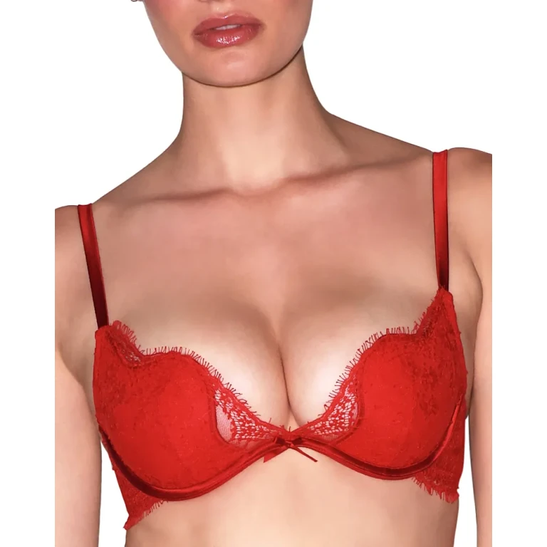 Fleur du Mal Frankie Lace Seduce U Plunge Bra