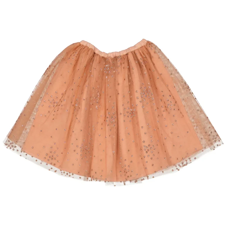 Bonton Girls Tulle Tutu Glitter Stars Skirt