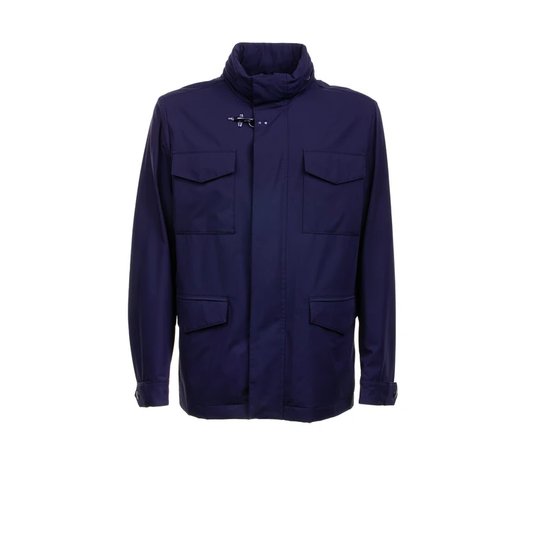 Fay Manteau Court - Bleu Foncé