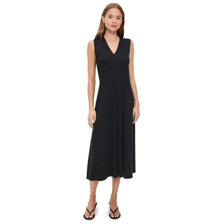 Theory Easy Curve Dress Black S