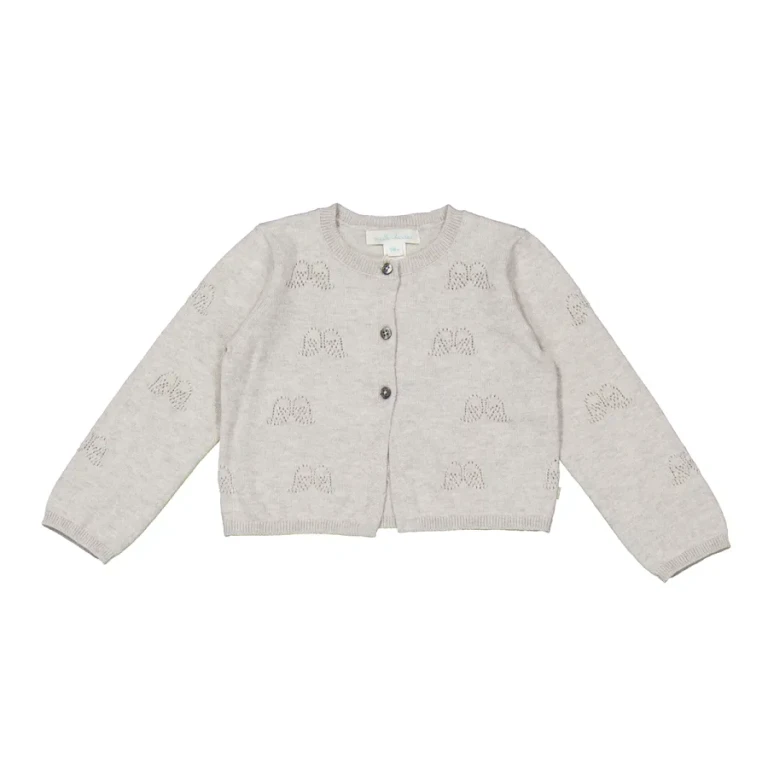 Pointelle Angel Wing Cardigan