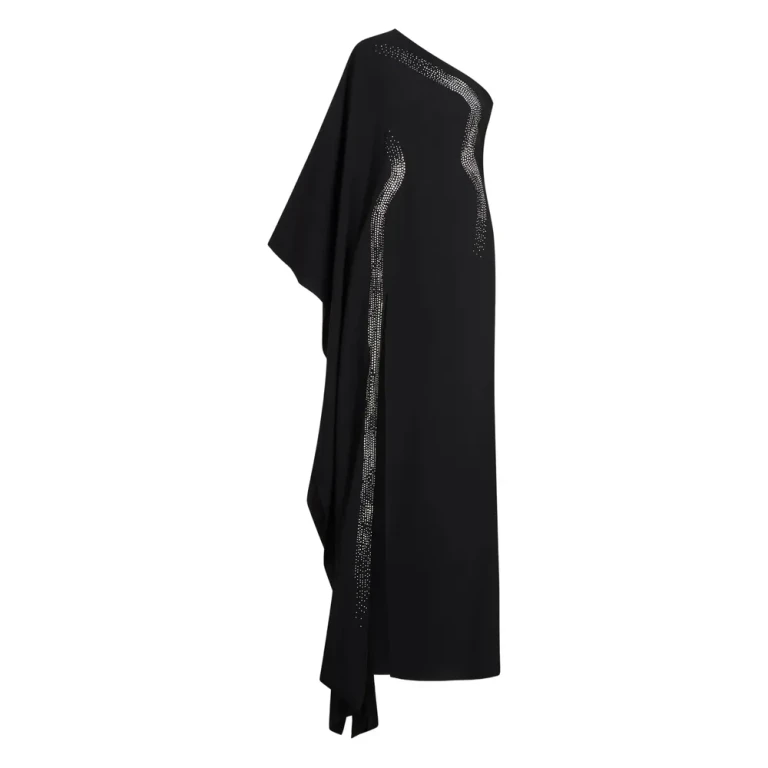 Taller Marmo Palladium One-shoulder Embellished Maxi Dress