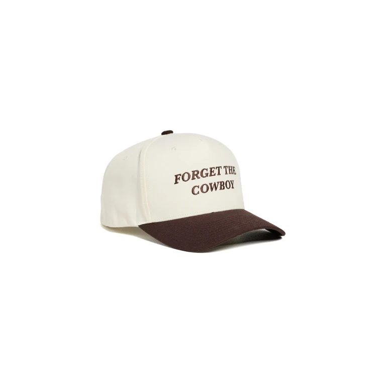 Brixton Forget The Cowboy Netplus Snapback Chocolate/Off White One Size