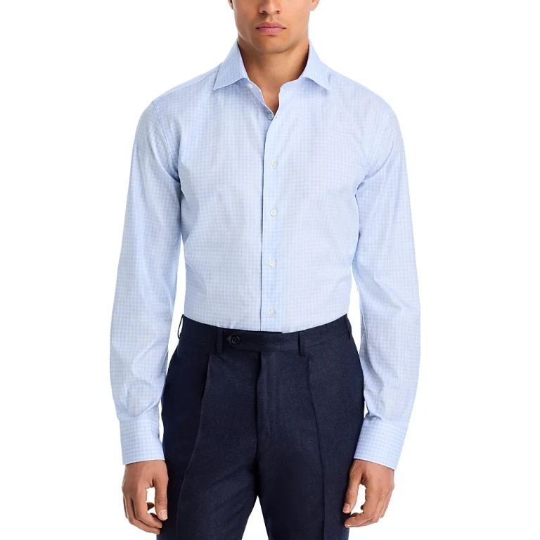 Canali Impeccable Button Front Shirt