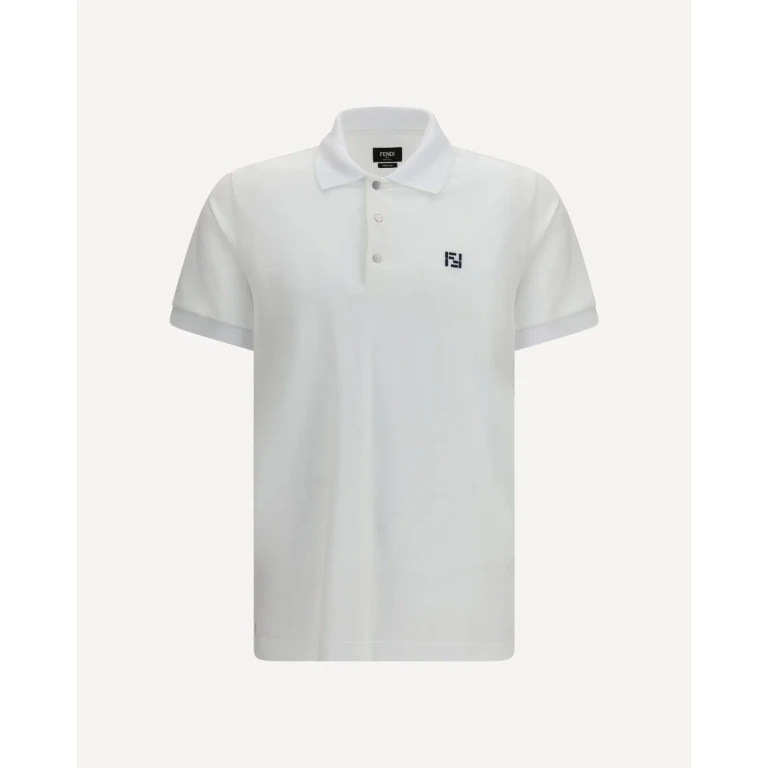 Fendi FF logo piqué Polo