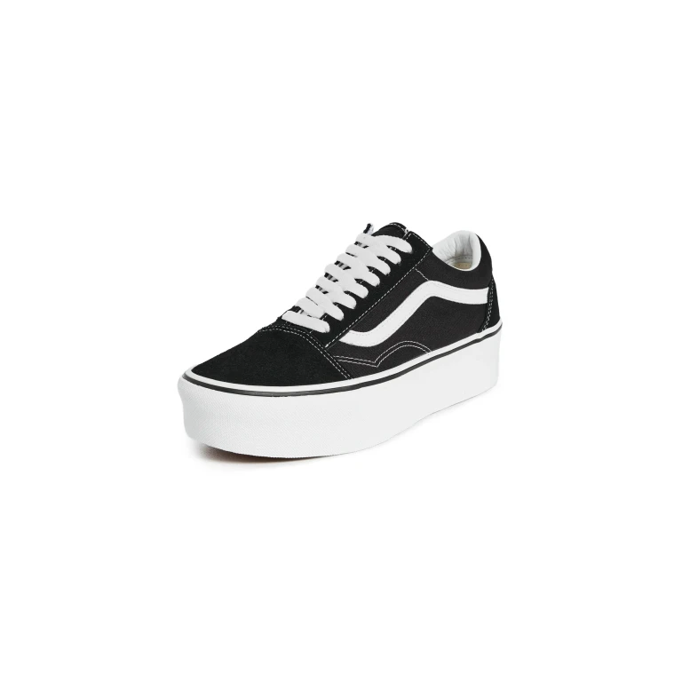 Vans UA Old Skool Stackforms Black/True White M 7/ W 8.5