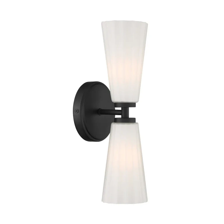 Wall Sconce in Matte Black