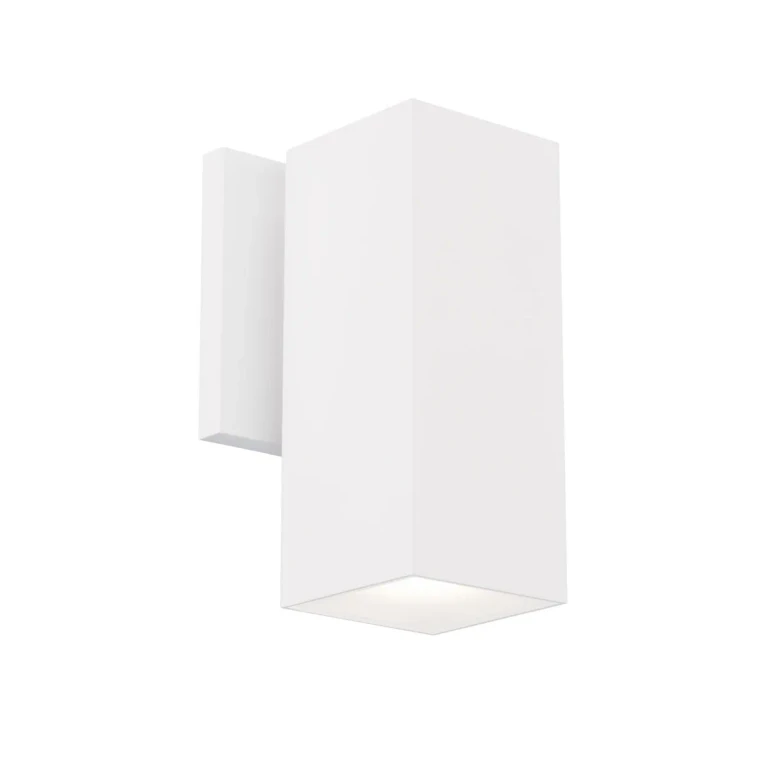 White LED Wall Sconce from the Cubix Collection