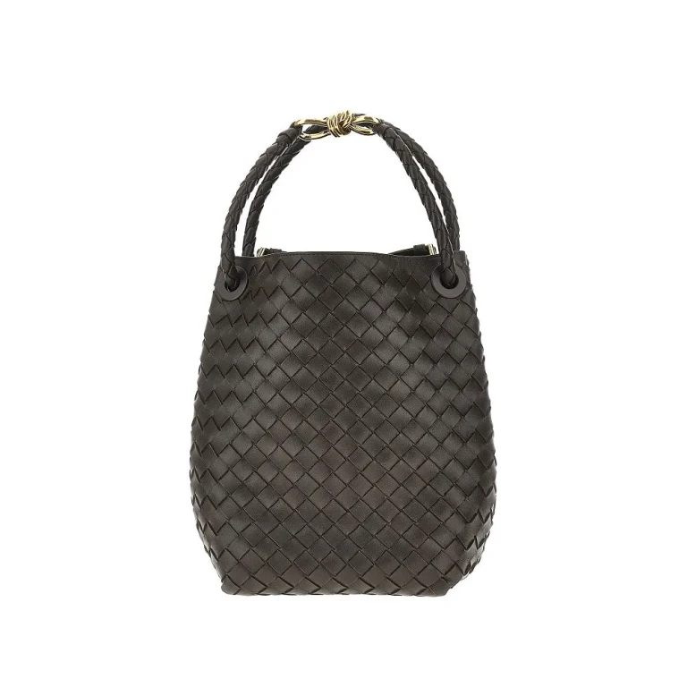 Bottega Veneta Kleine Andiamo Beuteltasche aus Nappaleder