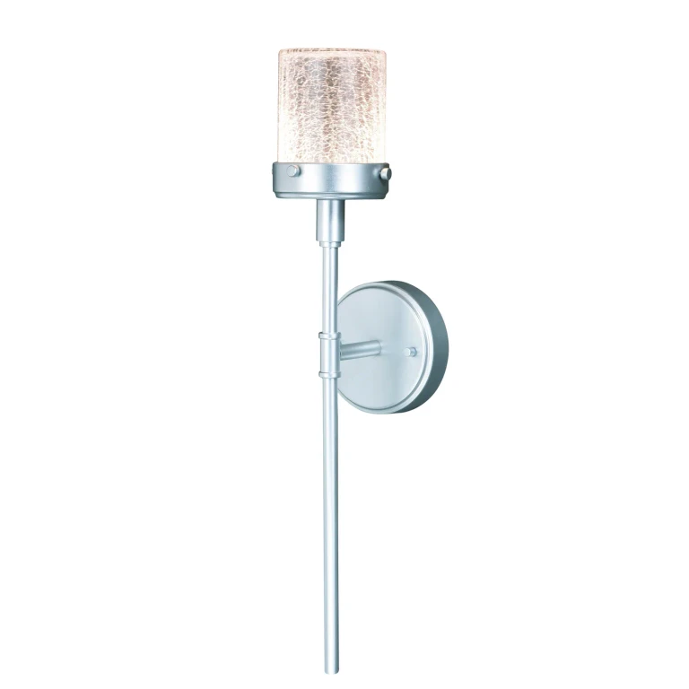 Painted Satin Nickel LED Outdoor Wall Mount from the Levanto Collection