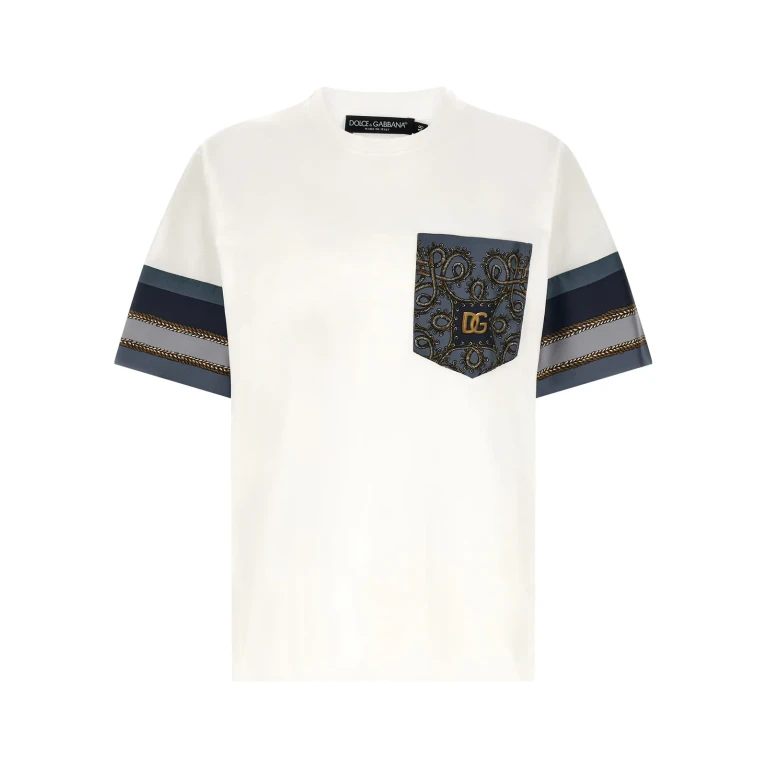 Dolce & Gabbana cargo Silk Insert T-shirt