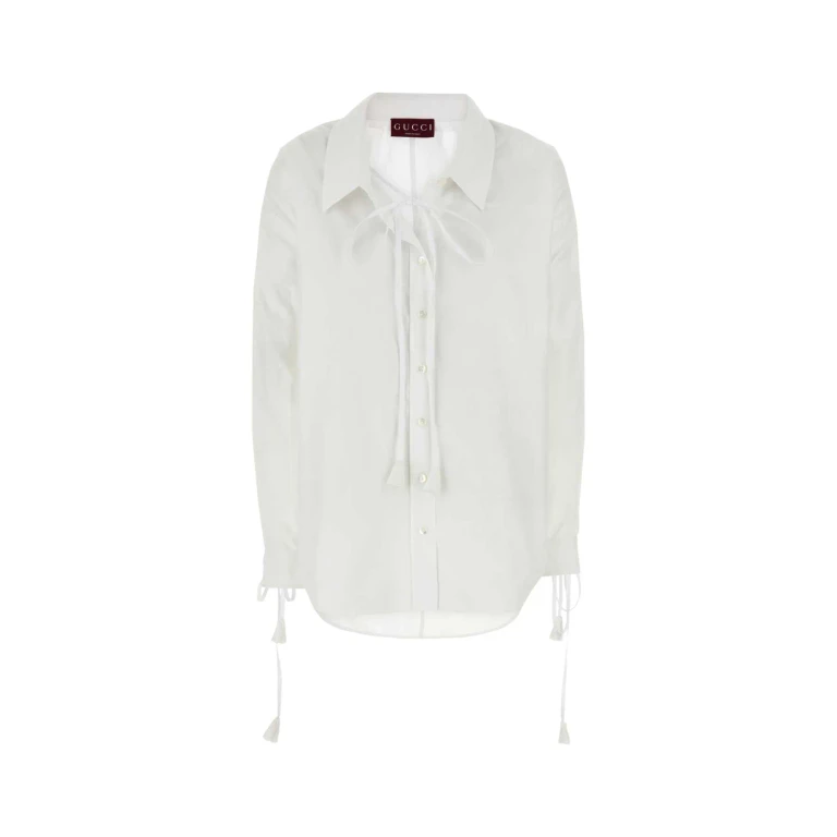 Marine Serre White Cotton Shirt (828154Z7APH)