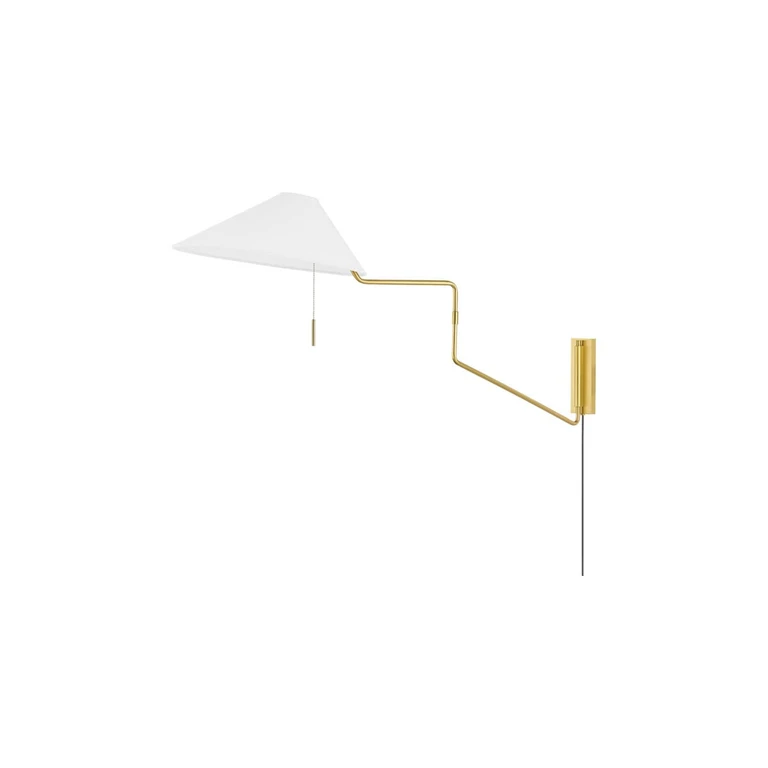 Mitzi Aisa Wall Sconce in Aged Brass