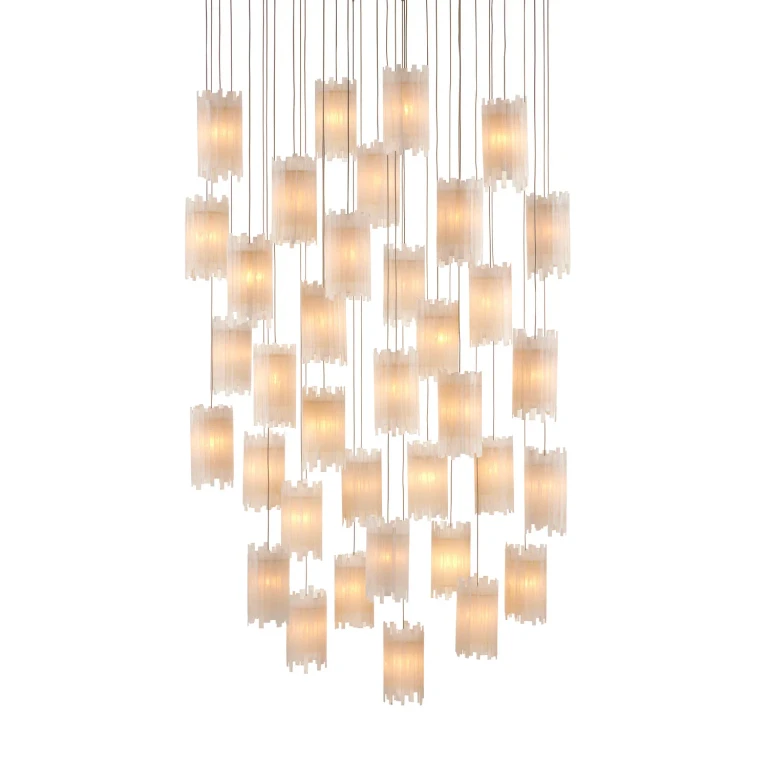 Frosted White 36 Light Pendant from the Escenia Collection