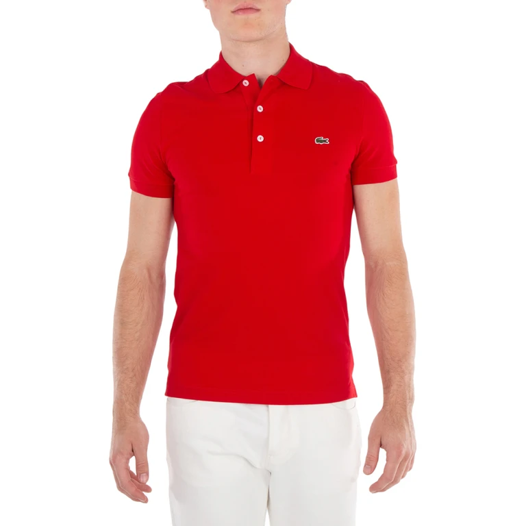 Lacoste Stretch Pique Short-Sleeve Slim Fit Polo Shirt