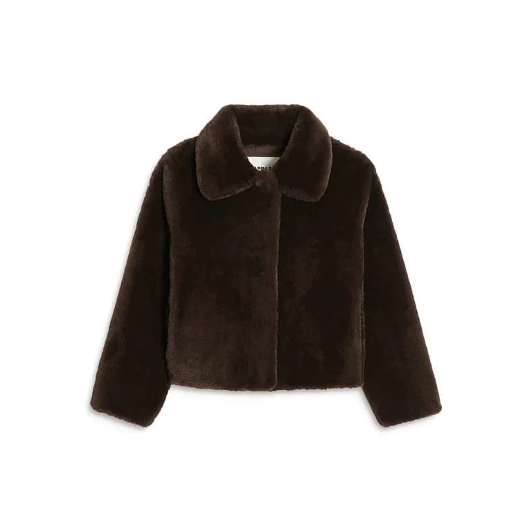 Apparis Girls' Elis Short Faux Fur Coat - Little Kid, Big Kid