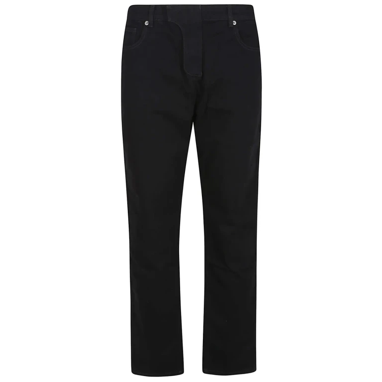 Balmain Regular Denim Pants - Black
