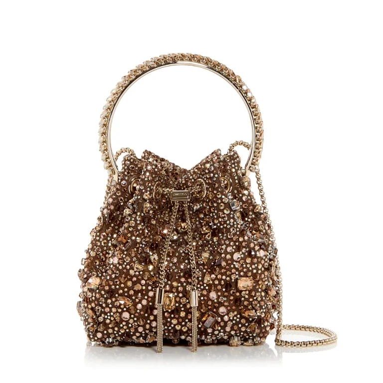 Jimmy Choo Bon Bon Embellished Top Handle Bag