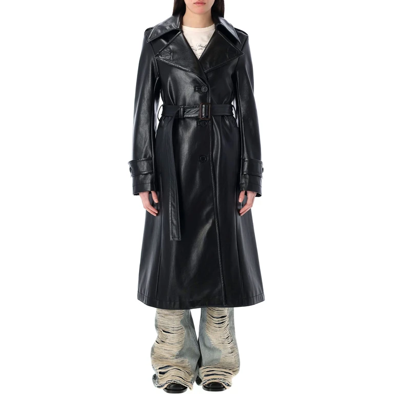 Acne Studios Eco Leather Trench Coat