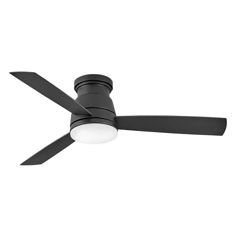 Matte Black 52" Smart Fan from the Trey Collection