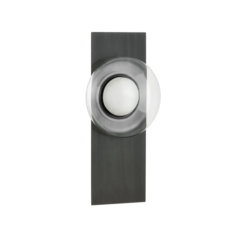 Distressed Bronze LED Wall Sconce from the Pound Ridge Collection