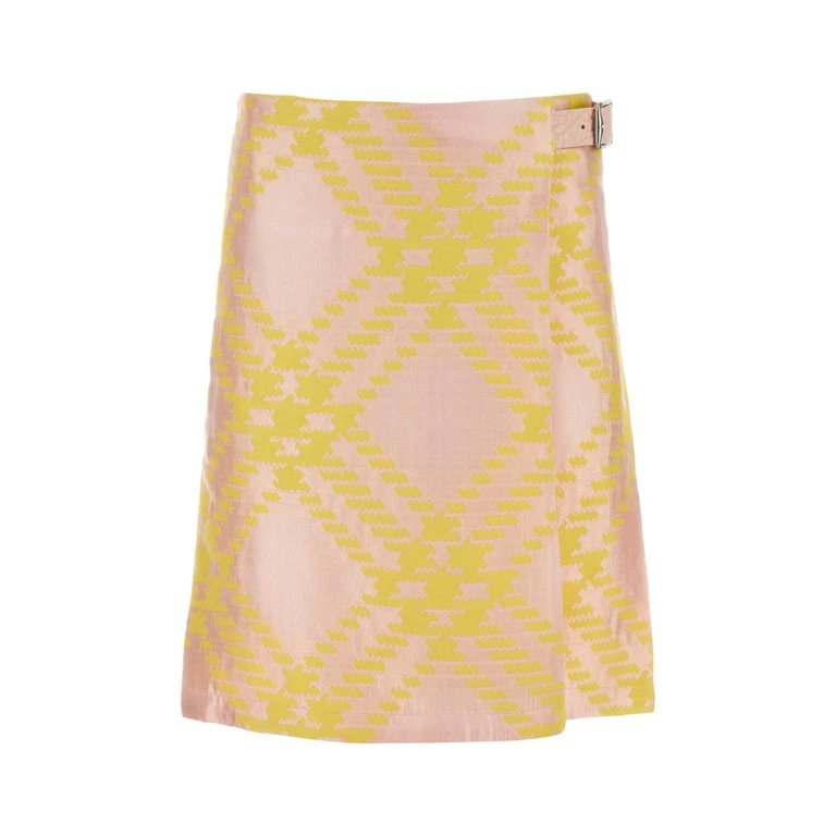 Embroidered Cotton Blend Skirt Sherbetipcheck Gonne - Women