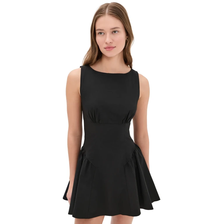 STAUD Gwen 迷你连衣裙 Cherry 0