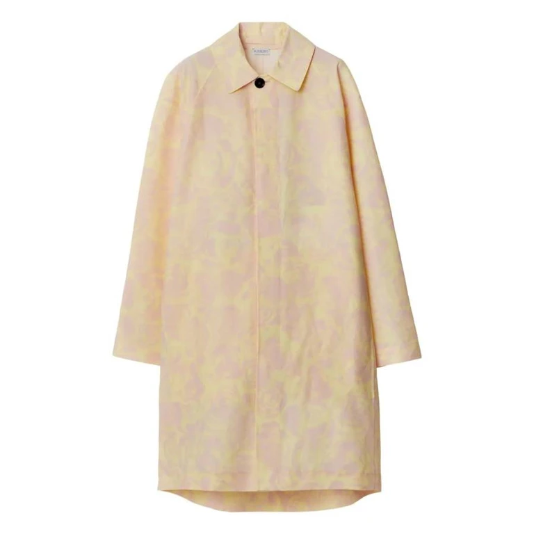 Burberry Rose Print Taffeta Coat