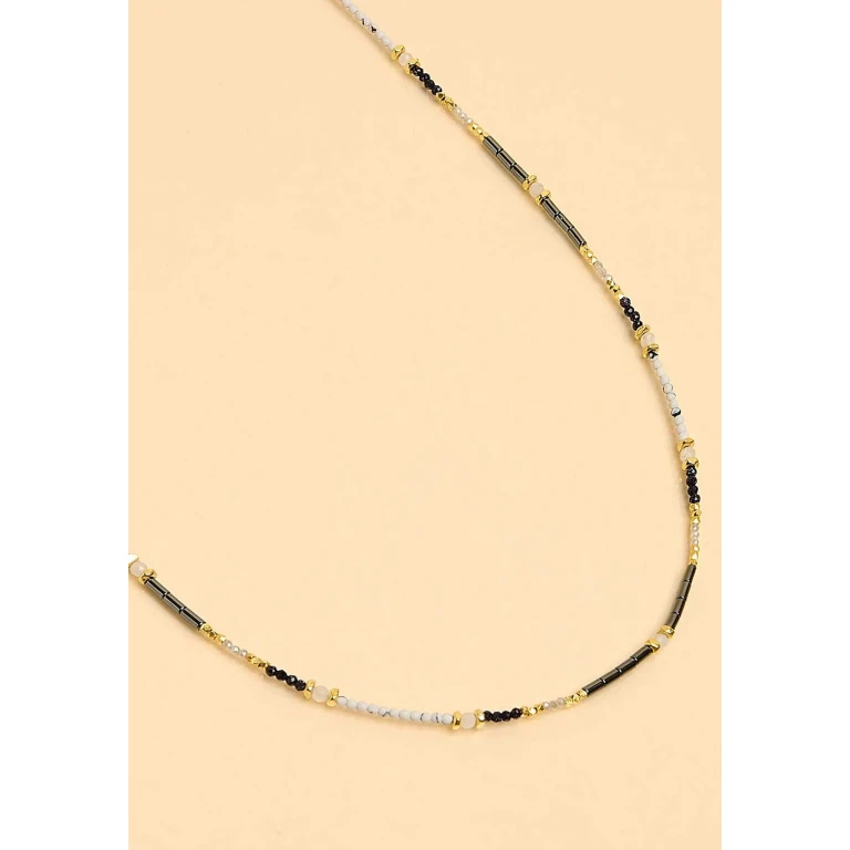 Necklace Caen5 Noir